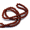 Baking Paint Imitation Jade Glass Round Bead Strands LS-DGLA-Q021-8mm-11-3
