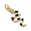 Brass Micro Pave Cubic Zirconia Pendants LS-KK-H494-01G-03-2