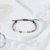 1Pc Bohemian Style Handmade Cotton Cord Braided Bracelets for Women BJEW-LP0004-17-1