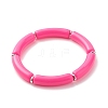 Synthetic Hematite & Polymer Clay Heishi Beads Stretch Bracelets Set BJEW-JB07446-6