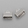 Iron Ribbon Crimp Ends E004Y-S-01-2