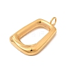Hollow 304 Stainless Steel Pendants STAS-K324-03G-2