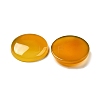 Natural Yellow Agate Cabochons G-E492-I-01-2