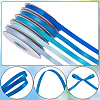 5 Rolls Single Face Polyester Satin Ribbon SRIB-CY0001-38A-6