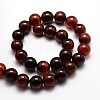 Dyed Natural Agate Round Beads Strands G-E321B-10mm-02-3
