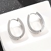 201 Stainless Steel Hoop Earrings EJEW-T056-03P-05-2