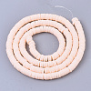 Handmade Polymer Clay Beads Strands CLAY-R089-6mm-089-2