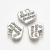 Alloy Rhinestone Pendants X-TIBE-Q082-131AS-01-1