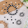 3 Strands 3 Colors Flat Round Handmade Polymer Clay Beads CLAY-SC0001-68A-4