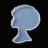 Afro Female Silicone Resin Molds X-DIY-L021-69-2