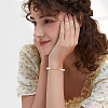 6Pcs Brass Fold Over Clasps ZIRC-BBC0002-70G-6