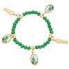 Alloy Virgin Mary Charm Bracelets WH-WG111B5-01-1