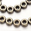Electroplate Non-magnetic Synthetic Hematite Beads Strands G-F300-03B-08-1
