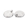 Non-Tarnish 304 Stainless Steel Pendants STAS-N097-159P-1