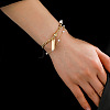 Alloy Multi-strand Bracelets PW-WGCC846-01-3