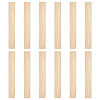 Unfinished Pine Wood Rectangle Shape Slices LS-WOOD-WH0002-63B-1
