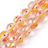 Handmade Lampwork Beads Strands LAMP-F029-01D-1