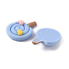 Opaque Resin Cabochons LS-RESI-WH0035-02E-2