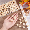 90pcs 3 Style Wood Beads WOOD-PH0009-45-4