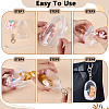 Rectangle Transparent PVC Plastic Storage Zipper Bags ABAG-WH0032-114A-3
