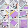 SUPERFINDINGS 2 Sets A4 Hot Stamping Foil Paper DIY-FH0003-65-4