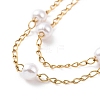 Round Plastic Imitation Pearl Beads Multi-strand Bracelets BJEW-E054-03G-3