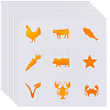 PVC Plastic Self-Adhesive Stickers STIC-WH20002-04A-1