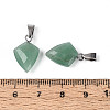 Natural Green Aventurine Pendants G-N349-18P-03-3