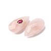 Natural Rose Quartz Pendants G-P586-01G-09-2