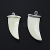 Natural Trochid Shell/Trochus Shell Pendants SSHEL-G024-06P-2