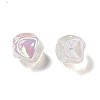 UV Plating Rainbow Iridescent Acrylic Beads LS-PACR-M002-07A-4