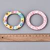 Printed Silicone Beads SIL-N006-02-4