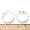 Brass Ring Hoop Earrings for Women EJEW-A121-17B-S-3