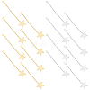 SUPERFINDINGS 16Pcs 2 Colors Brass Big Pendants KK-FH0005-60-1