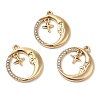 Alloy Rhinestone Pendants PALLOY-E027-VF732-2