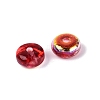 Baking Paint Electroplate Transparent Glass Beads EGLA-Q141-01A-A03-2