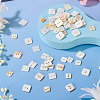 90Pcs 3 Styles Freshwater Shell Buttons BUTT-TA0001-41-7