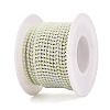 Iron & ABS Plastic Imitation Pearl Tennis Chains CH-Q006-01A-14-2