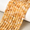 Natural Topaz Jade Heishi Beads Strands G-A299-A21-01-1