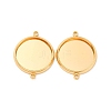 Brass Connector Cabochon Settings KK-F898-21D-G-1