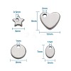 304 Stainless Steel Charms STAS-TA0002-04P-8