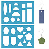 Acrylic Earring Handwork Template DIY-WH0359-071-1