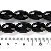 Natural Black Onyx Agate Beads Strands G-NH0019-C05-13-5
