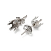 316 Surgical Stainless Steel Stud Earring Findings STAS-Z118-03P-02-2