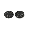 304 Stainless Steel Textured Disc Charms STAS-Q336-11B-B-2