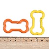 Spray Painted Alloy Spring Gate Rings FIND-A048-02-2