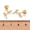 Brass Micro Pave Cubic Zirconia Pendants KK-N261-80G-3