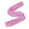 Anti-Tarnish Electroplate Glass Beads Strands EGLA-ZX010-8mm-02-3