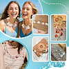 30Pcs Natural Shell Pendants PALLOY-PH01839-4