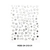 Metal Nail Decals Stickers MRMJ-R088-34-318-01-2